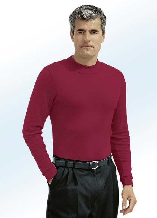 Sweatshirts - Bekväm topp i 9 färger, i storlek 046 till 062, i färg VIN, RÖD Utsikt 1
