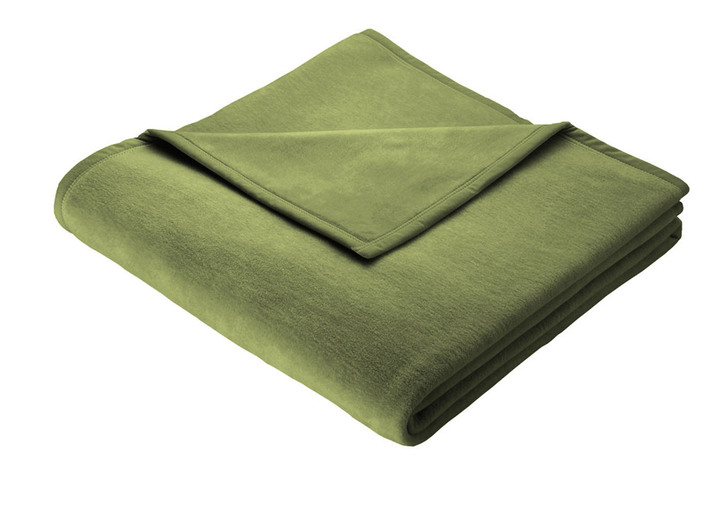 Filtar - Supermjuk sovfilt från Borbo i ren bomull, i storlek 185 (Täcke, 100x150 cm) till 325 (täcke, 150x220 cm), i färg OLIV Utsikt 1