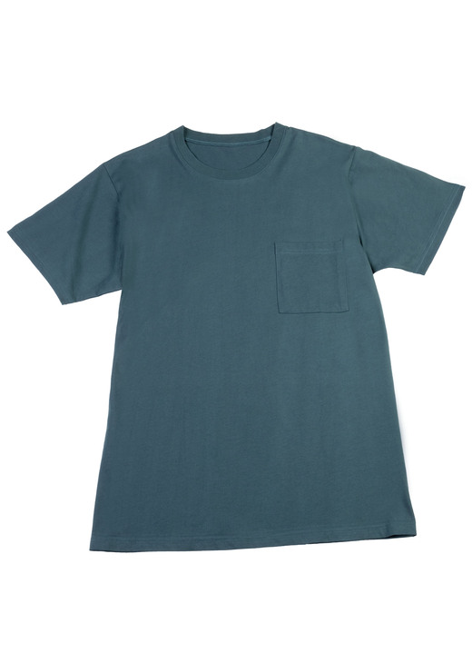 Kortärmade pyjamasar - Två paket skjortor med bröstficka, i storlek L till XXL, i färg 1X BENSIN, 1X SVART Utsikt 1