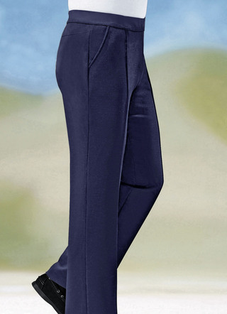 "Klaus Modelle" slip-on-byxor med bred resår i midjan i 6 färger