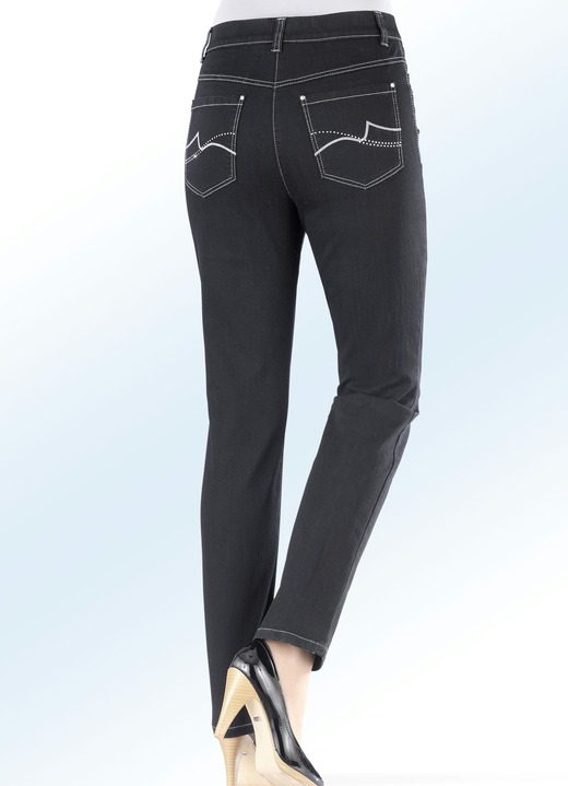 Jeans - Power-stretch-jeans, i storlek 017 till 092, i färg SVART Utsikt 1